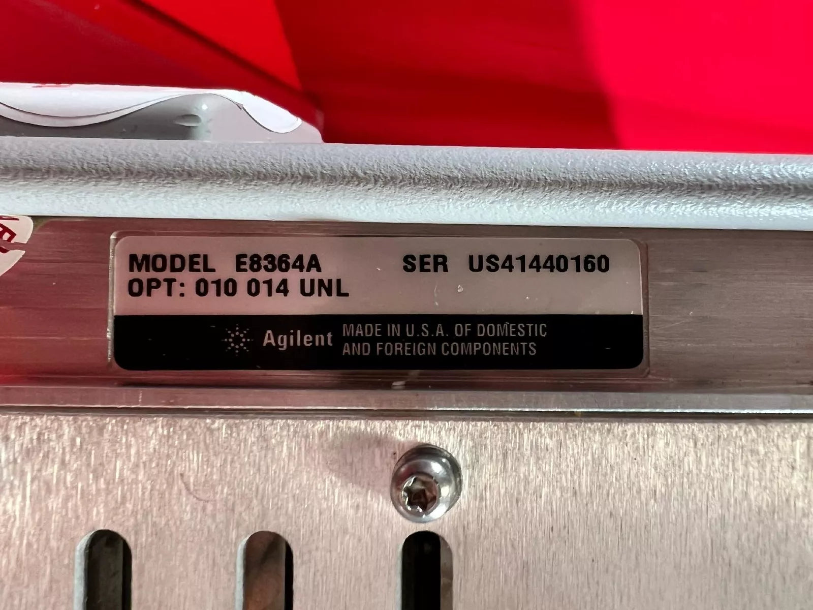 Agilent E8364B PNA Vector Network Analyzer with Multiple Options