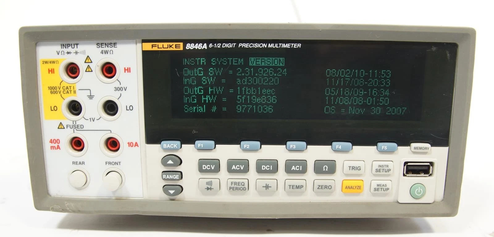 Fluke 8846A 6.5 Digit Precision Multimeter – XG eqpt