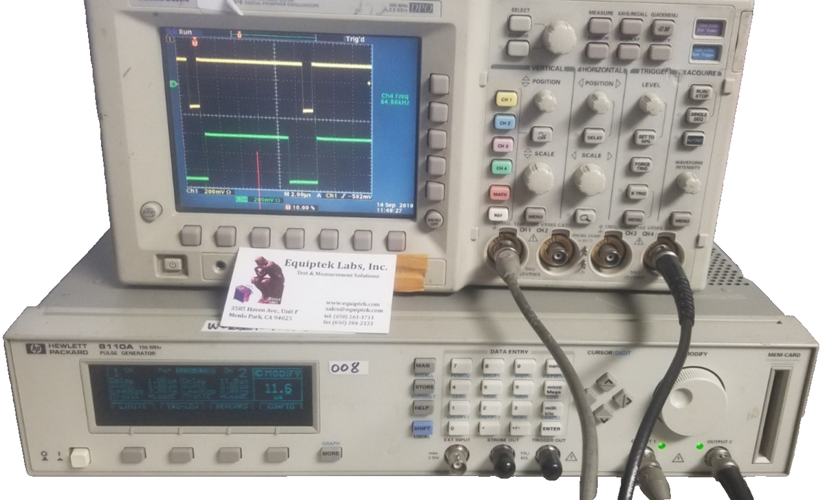 HP 8110A Pulse Pattern Generator 150 MHz