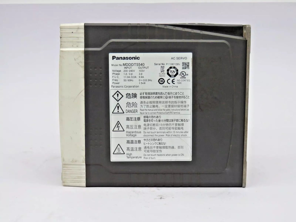Panasonic MDDDT5540 Servo Drive Minas A4 Series 200V 40 AMP