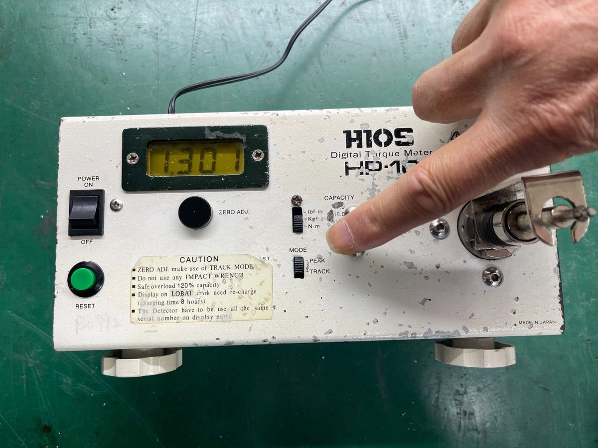 HIOS HP-10 HP10 Digital Torque Meter w/ Battery & power adpater 240VAC - XG eqpt