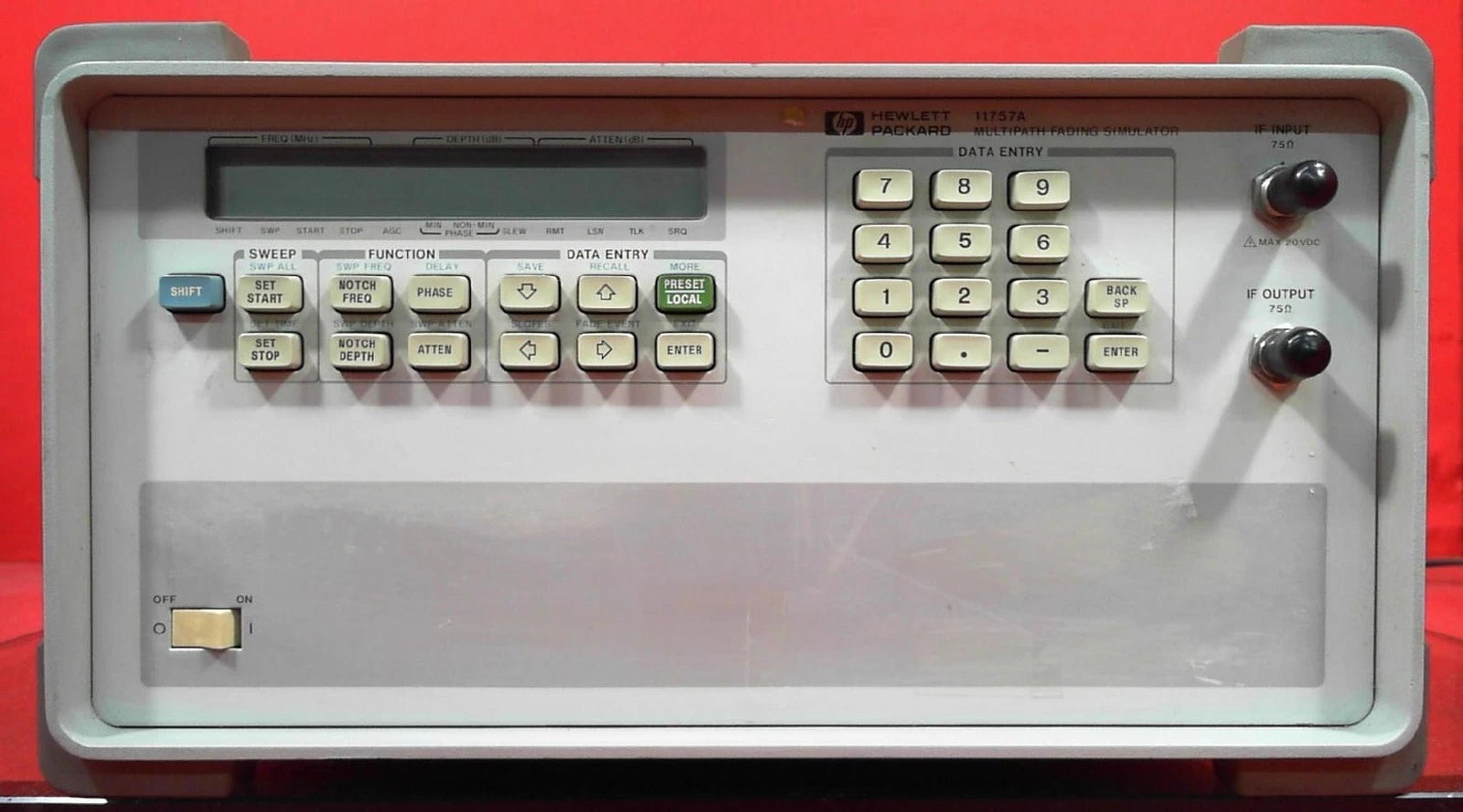 HP Agilent Keysight 11757A Multipath Fading Simulator 40 MHz to 100 MHz