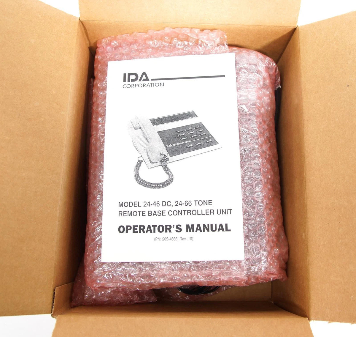 IDA Tone Remote Base Controller 24-66HMSK with Handset Options 611, 622