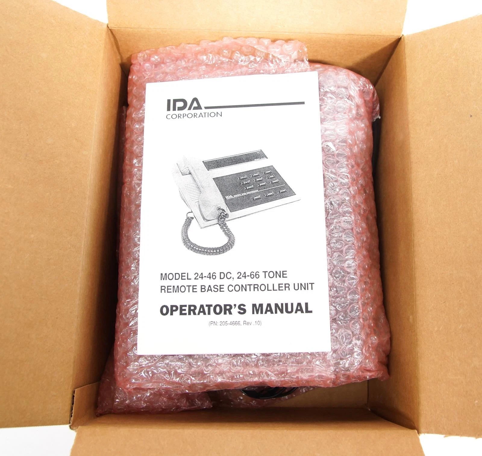 IDA Tone Remote Base Controller 24-66HMSK with Handset Options 611, 622