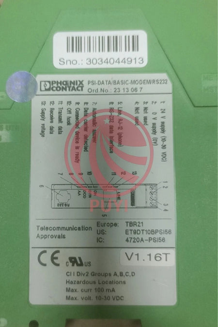 New PHOENIX 2708193 FL MC 10/100BASE-T/FO 660 Relay