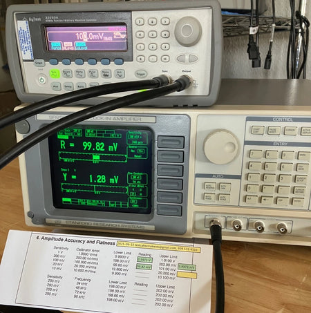 Stanford Research Systems SR850 100 kHz DSP Lock-In Amplifier - Cal'd with Data