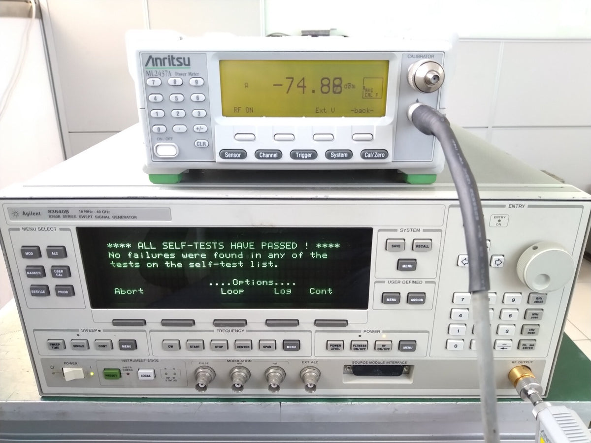 Agilent 83640B 10MHz-40GHz Synthesized Sweep Signal Generator _ 1338 - XG eqpt
