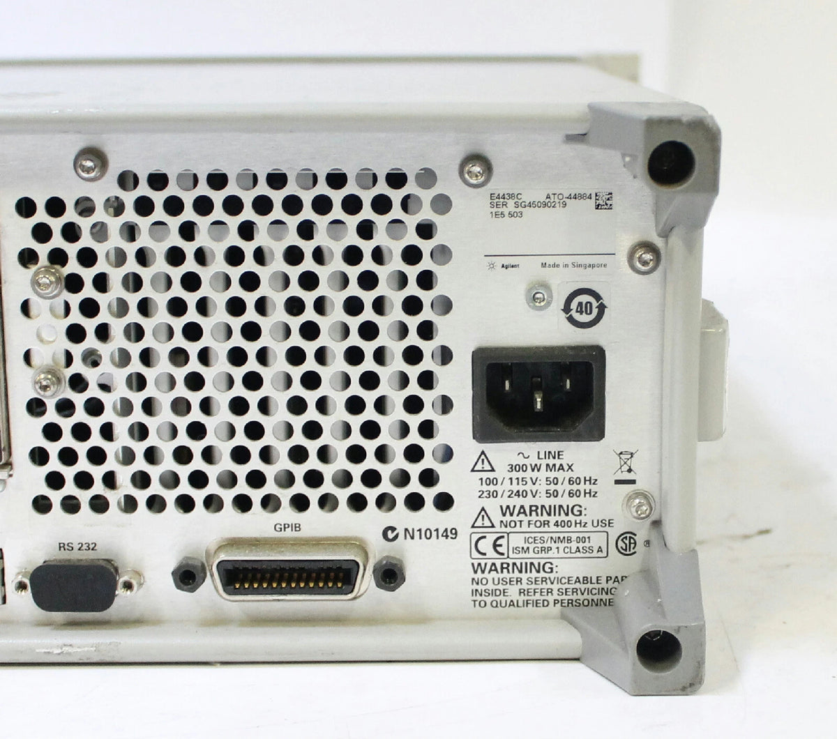 Agilent E4438C 3GHz ESG Vector Signal Generator Options 1E5 503
