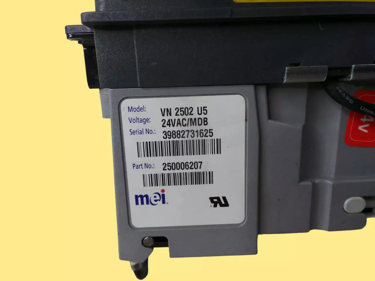 Mars MEI VN 2502 U5 Bill Cash Acceptor for Card Payment