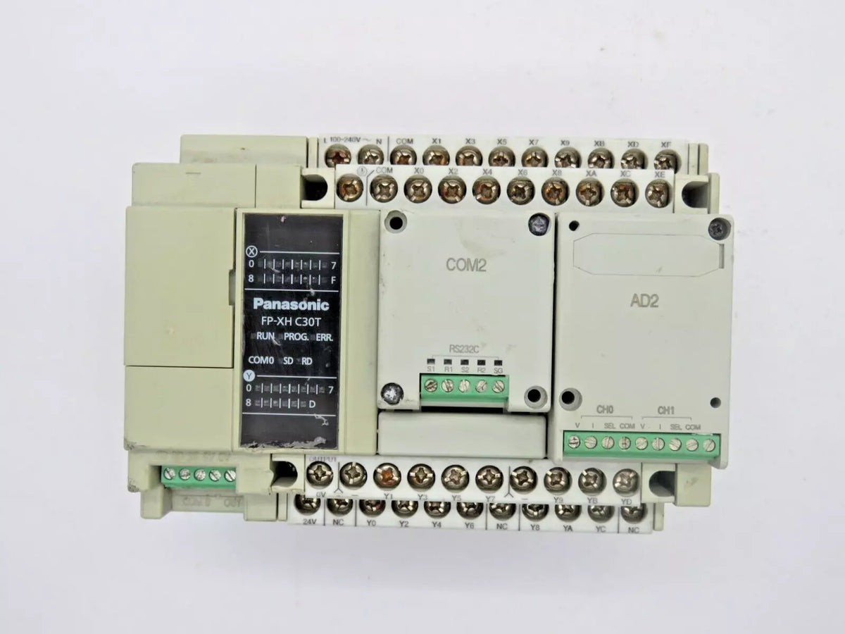 Panasonic FP-XHC30T AFPXHC30T-F Control Unit 100 to 240V AC - USED