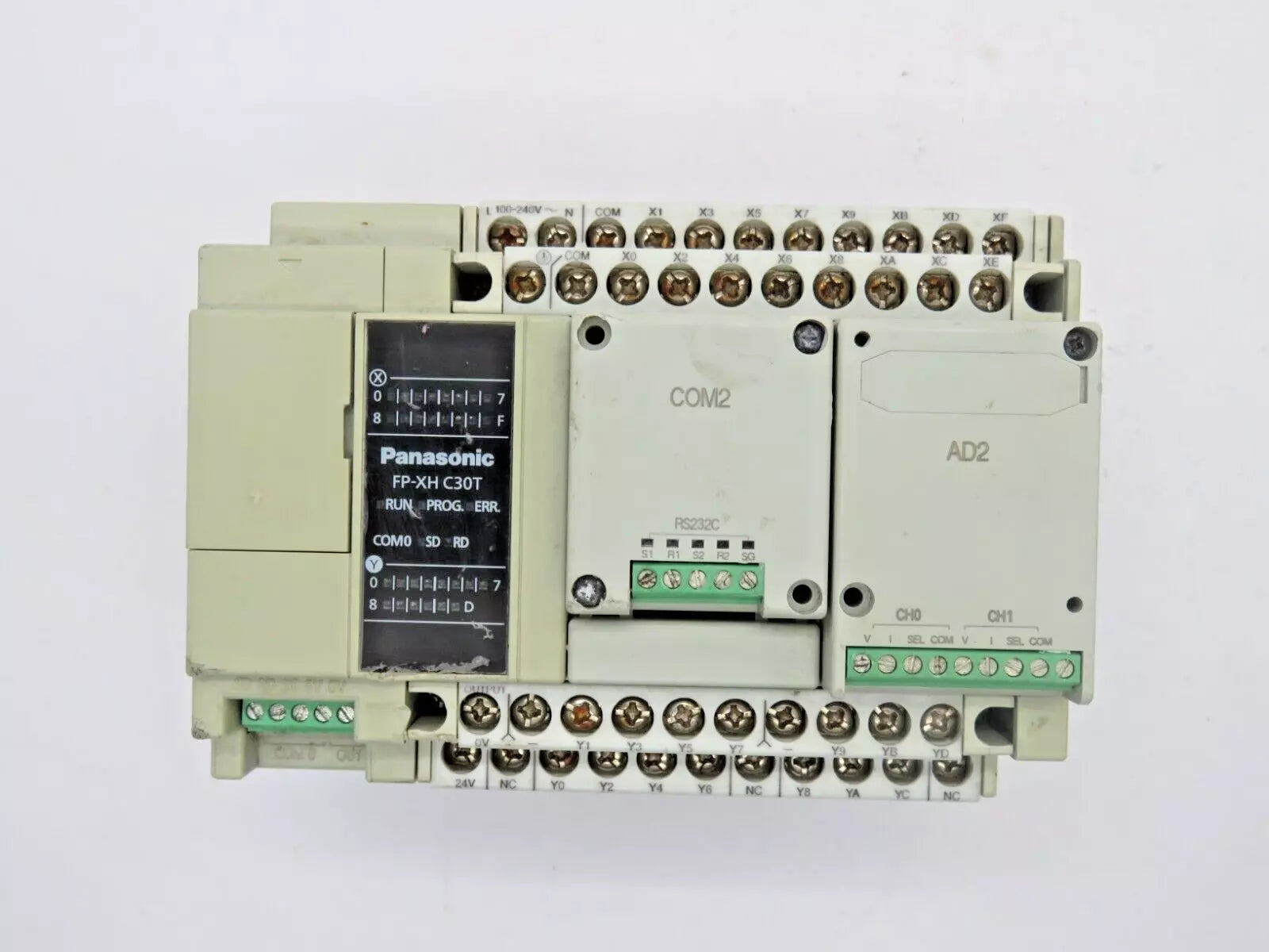 Panasonic FP-XHC30T AFPXHC30T-F Control Unit 100 to 240V AC - USED