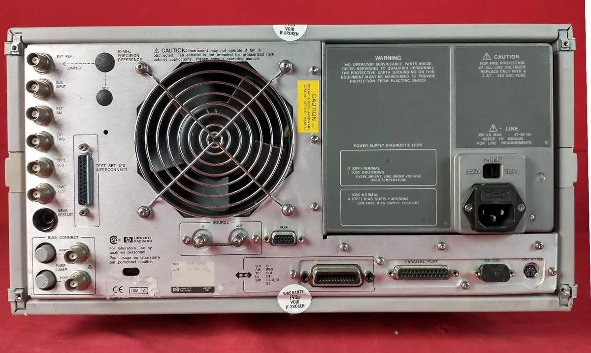 HP Agilent 8722D Network Analyzer Options 10,85,89 US38110588 Calibrated