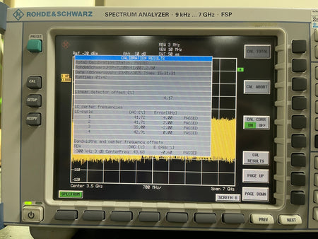 Rohde & Schwarz FSP7 Spectrum Analyzer 9 kHz - 7 GHz _ 0641 - XG eqpt