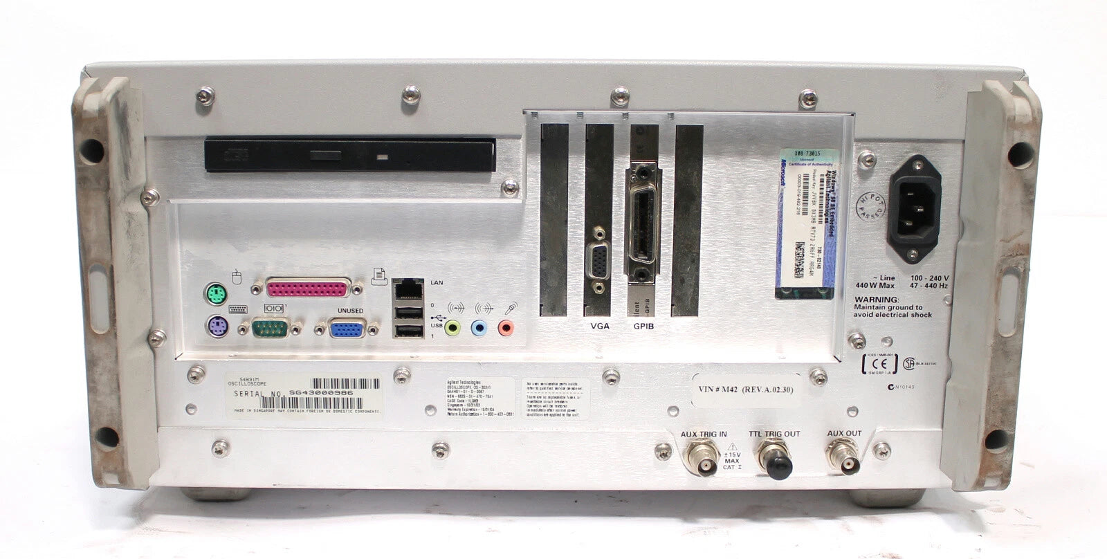 Agilent Infiniium 54831M 54831B 4CH 600Mhz 4GSa/s Digital Oscilloscope