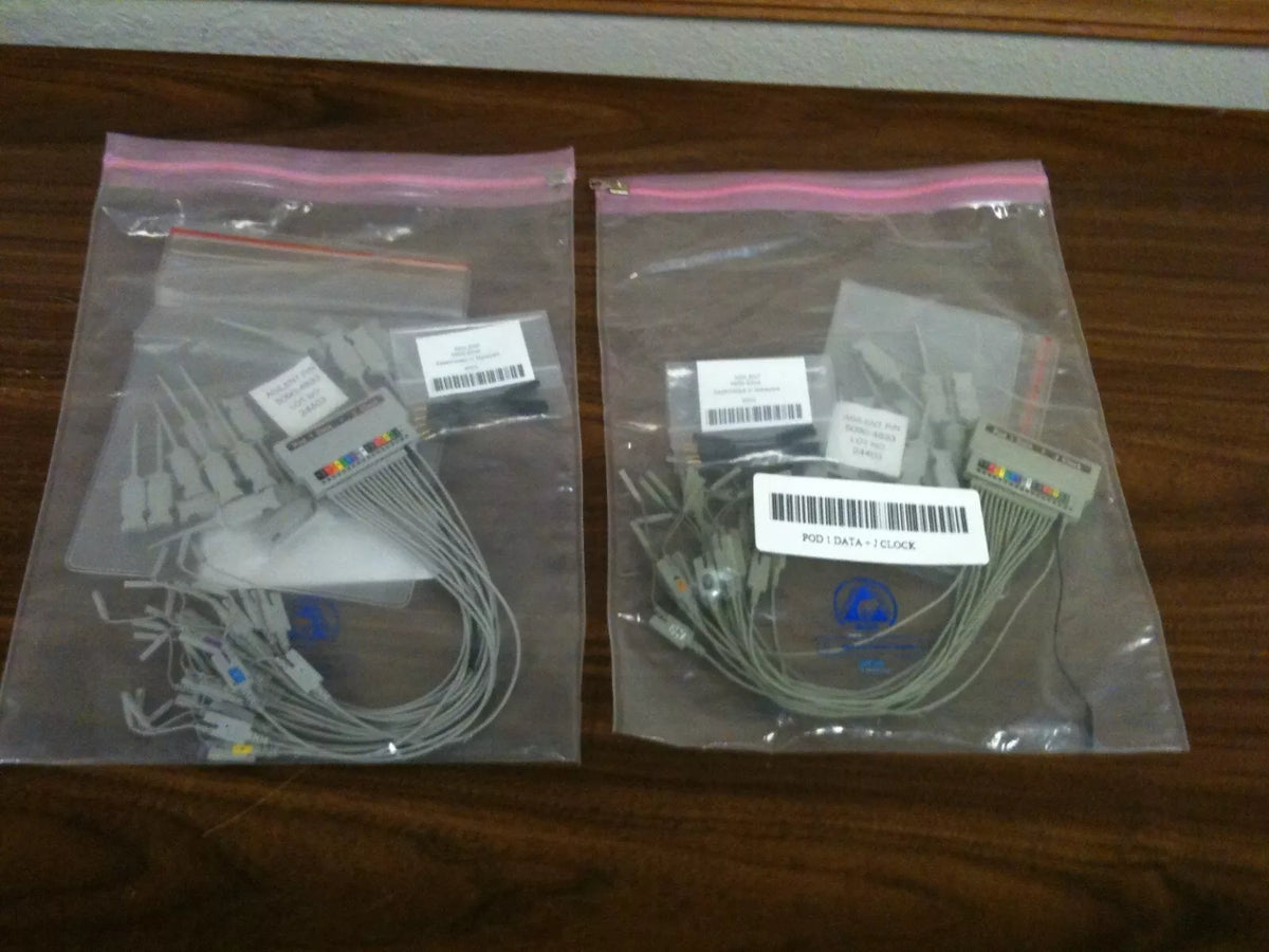 Agilent Pod 1 Data + J Clock Logic Analyzer Probe Cables Kit