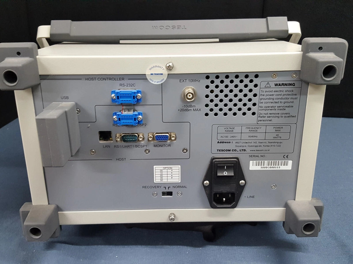 Tescom TC-3000C Bluetooth Tester with Optional Modules 00, 10, 20, 40 (0553)