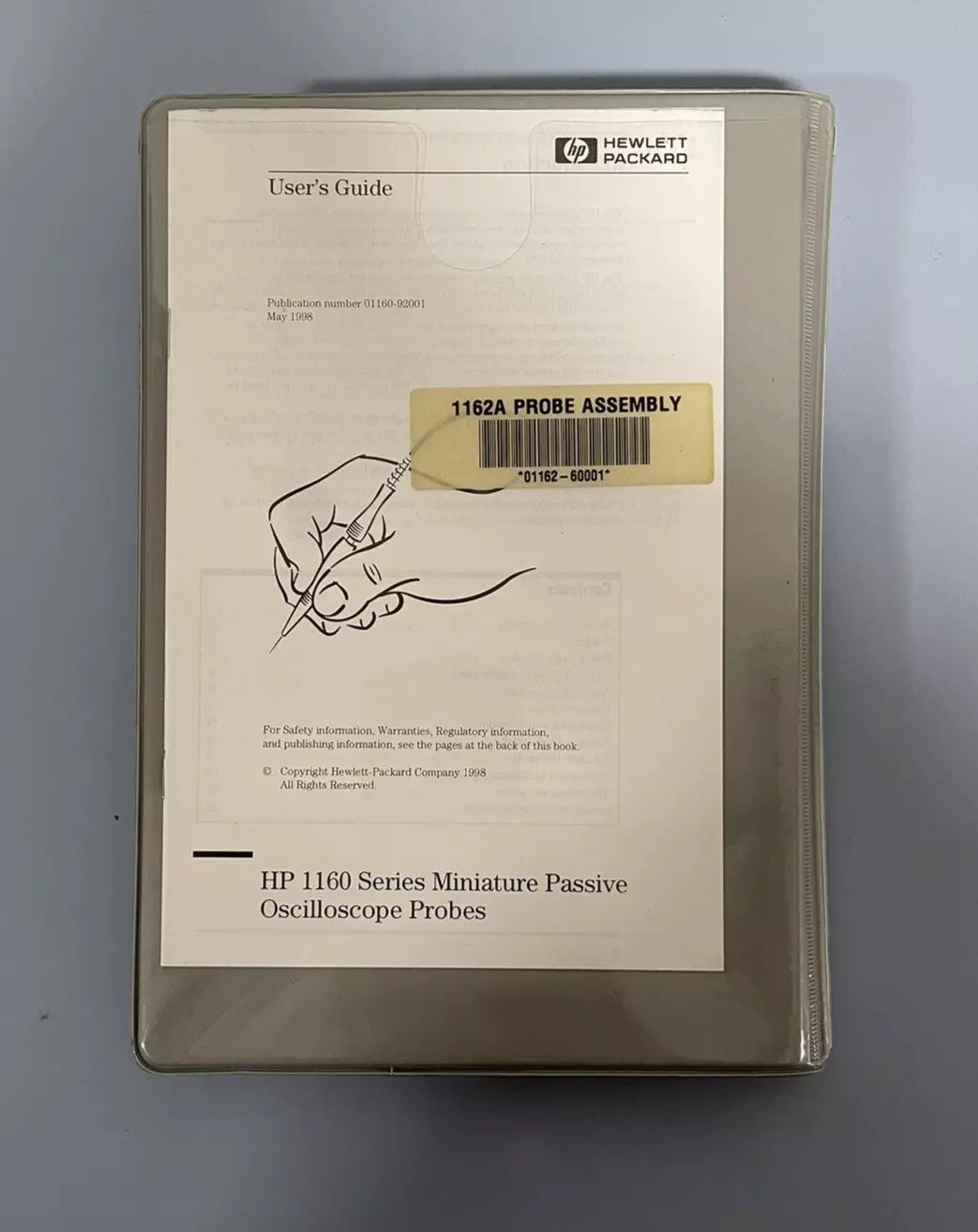 Miniature Passive Oscilloscope Probe 1161A for Agilent/HP/Keysight 1160 Series