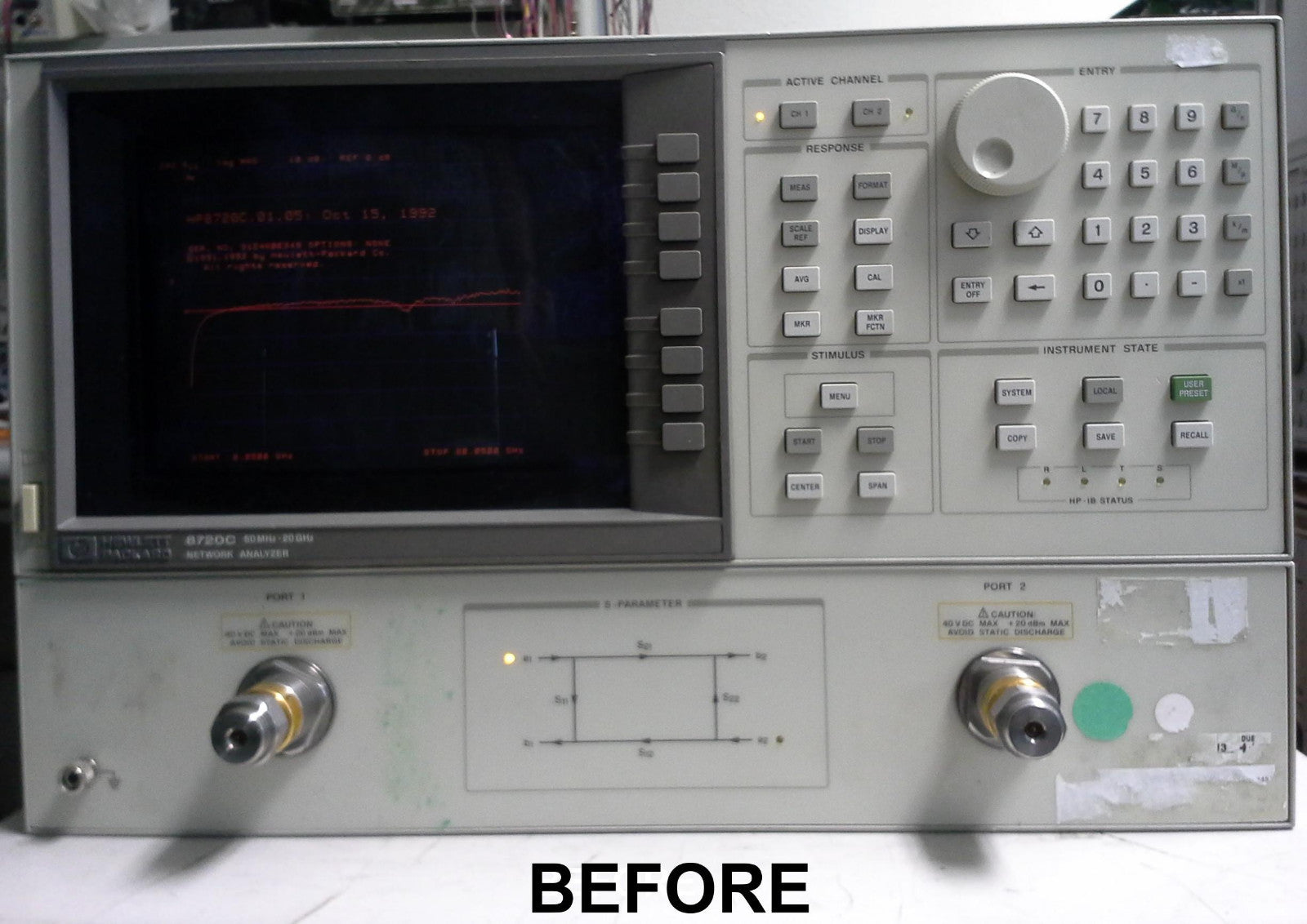Original New Display for HP8753D and HP8753C