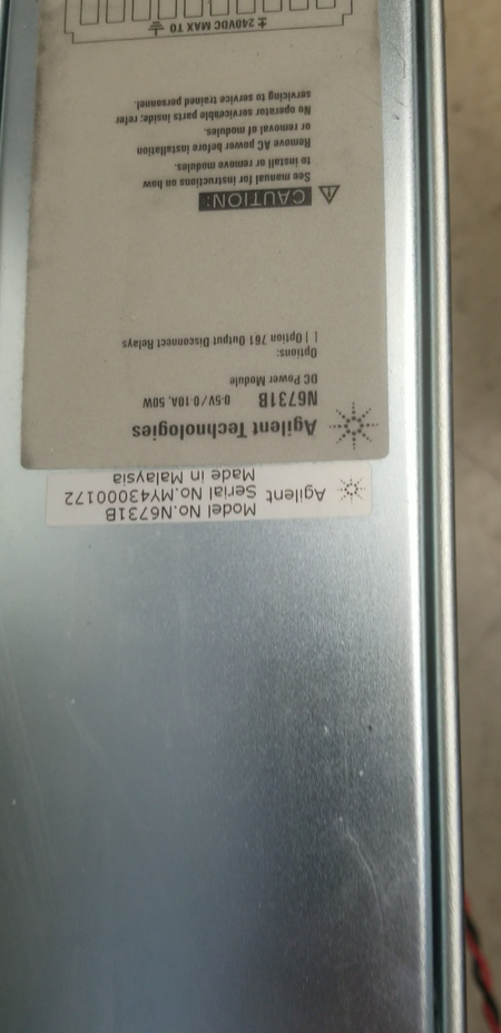 N6731B DC Power Module for N6700 Series Chassis