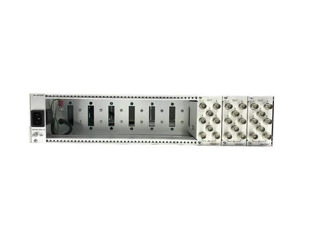 DTL Broadcast 5AV2645 2U 19 Rack Mounting Frame with 3 5AV2628 VDA