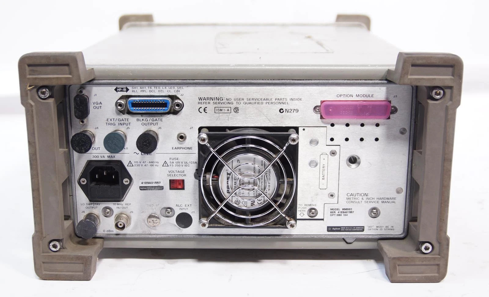 Agilent 8563EC 9Hz - 26.5GHz RF Spectrum Analyzer with Options 007 104