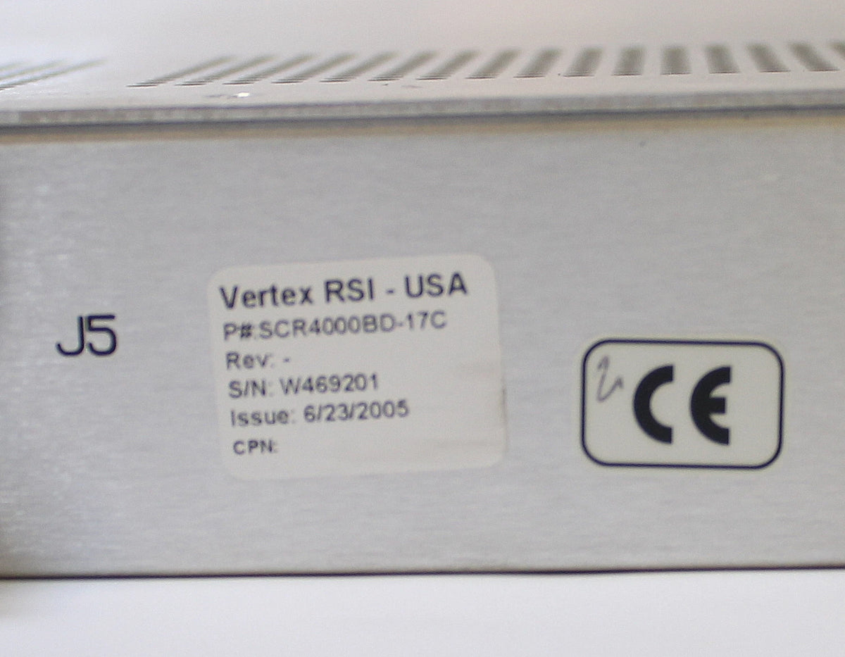 VertexRSI General Dynamics SATCOM SCR4000BD C-BAND DOWNCONVERTER