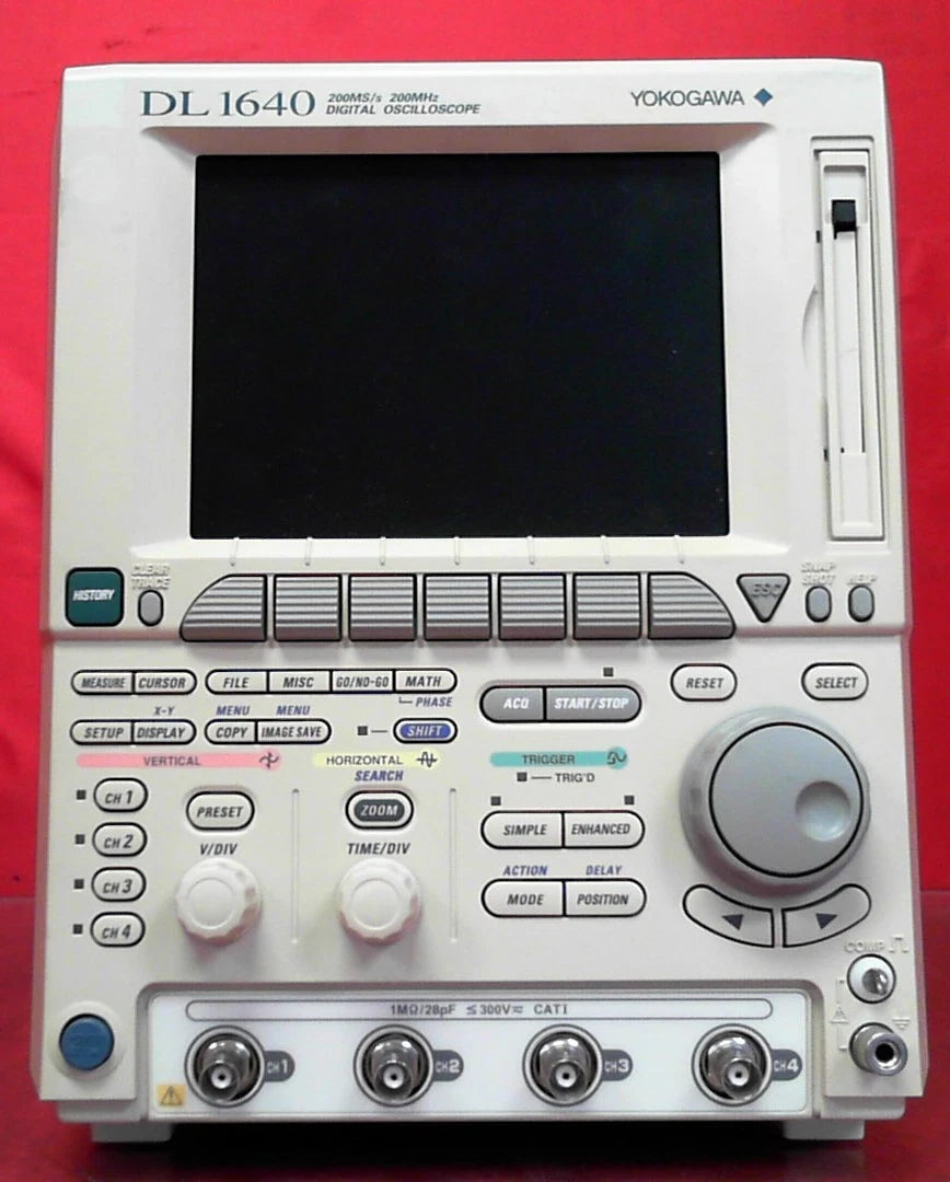Yokogawa DL1640 AT429167739 Digital Oscilloscope, 4 Channel, 200MHz Bandwidth