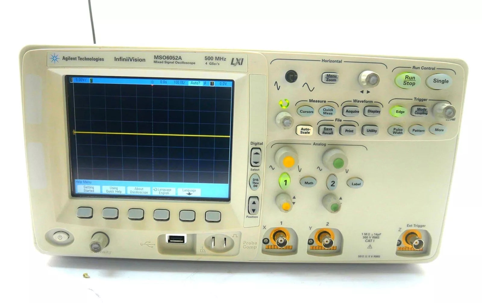 AGILENT MSO6052A Mixed Signal Oscilloscope - Reliable Multifunctional Testing Tool