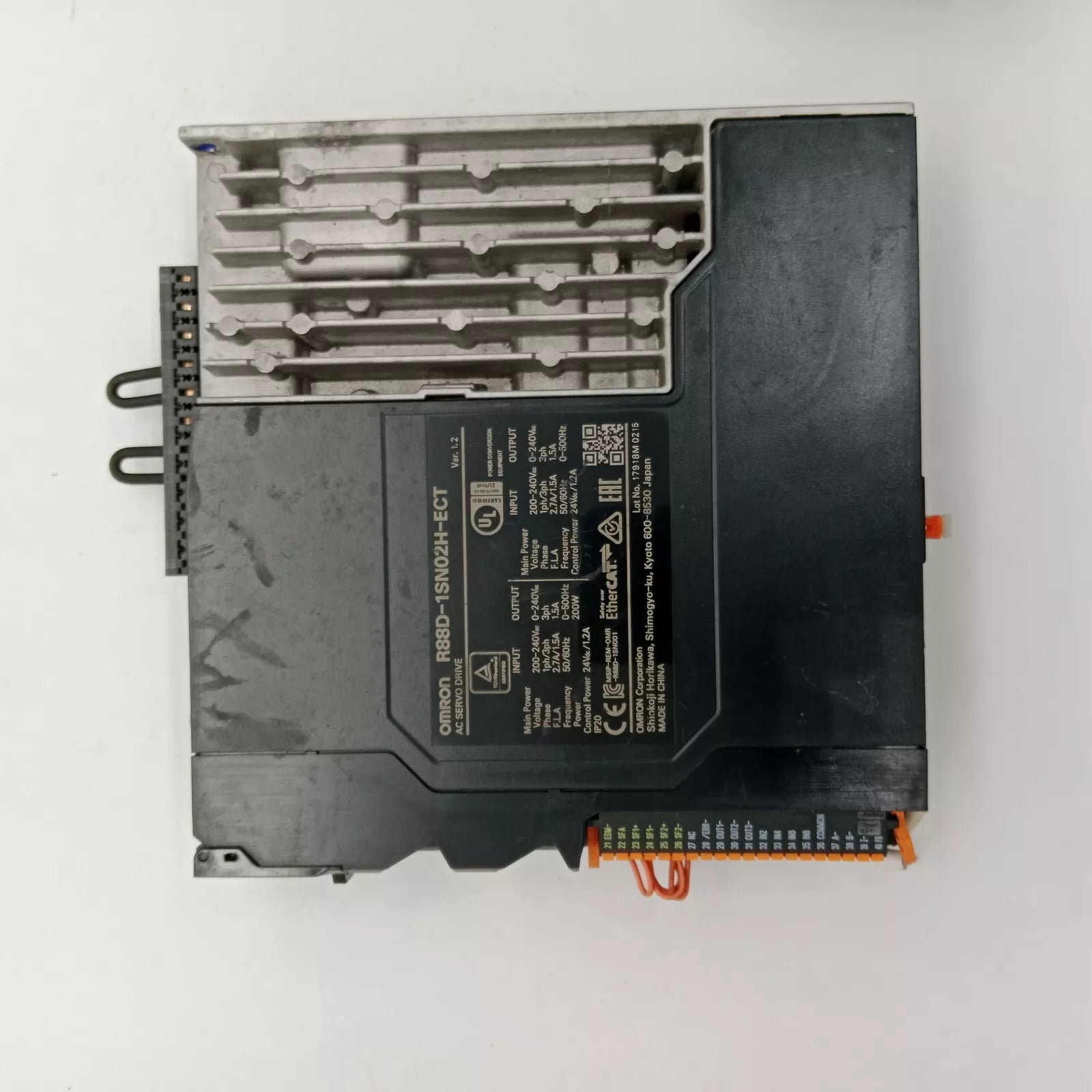 Omron R88D-1SN02H-ECT AC Servo Drive R88D-1SN Series EtherCAT