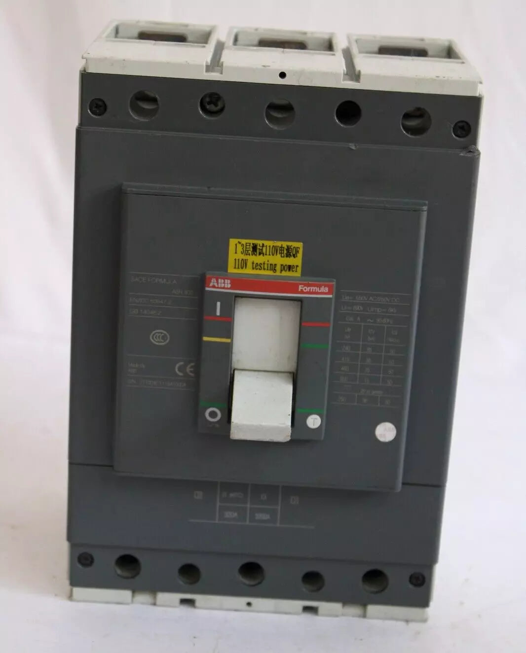 ABB A3N 400 TMF 400-4000 3P F F Circuit Breaker Formula 3 Pole 690V 400-4000 A