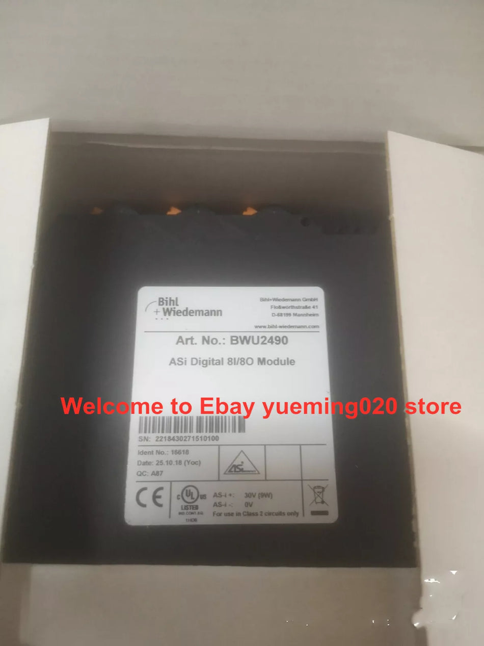 Bihl Wiedemann BWU2490 16618 AS-i Digital 8i/8o module