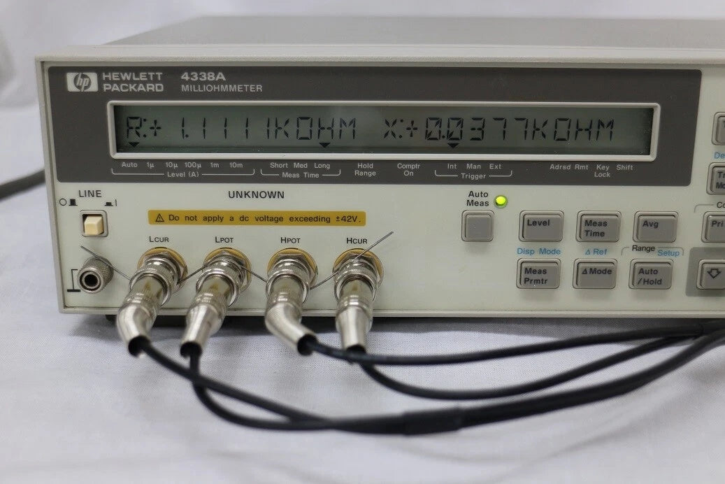 HP 4338A 10uohm Milliohmmeter