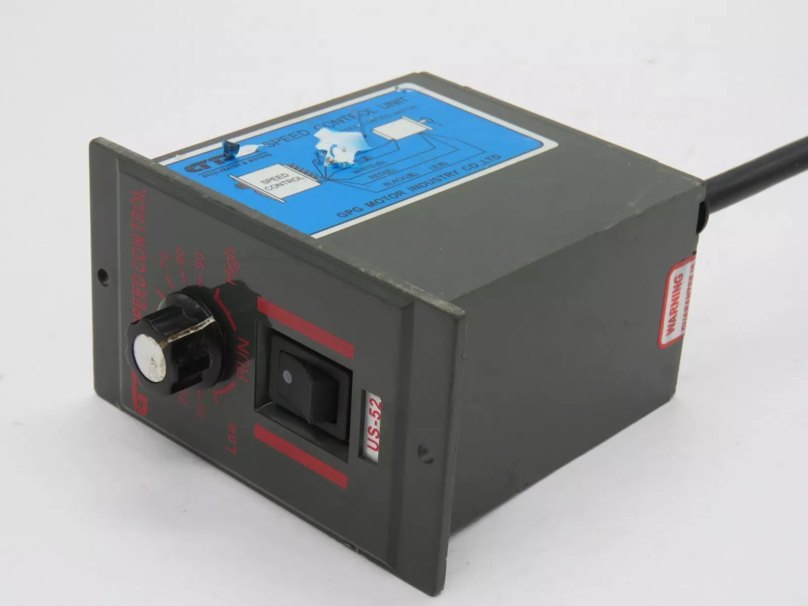 GPG Motor Industry US-52 Speed Control Unit 60W