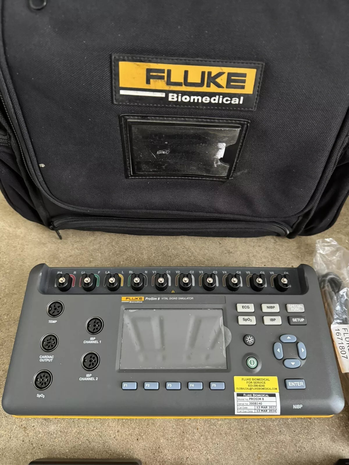 Fluke Biomedical ProSim 8 Vital Signs Simulator (Calibrated 2024)