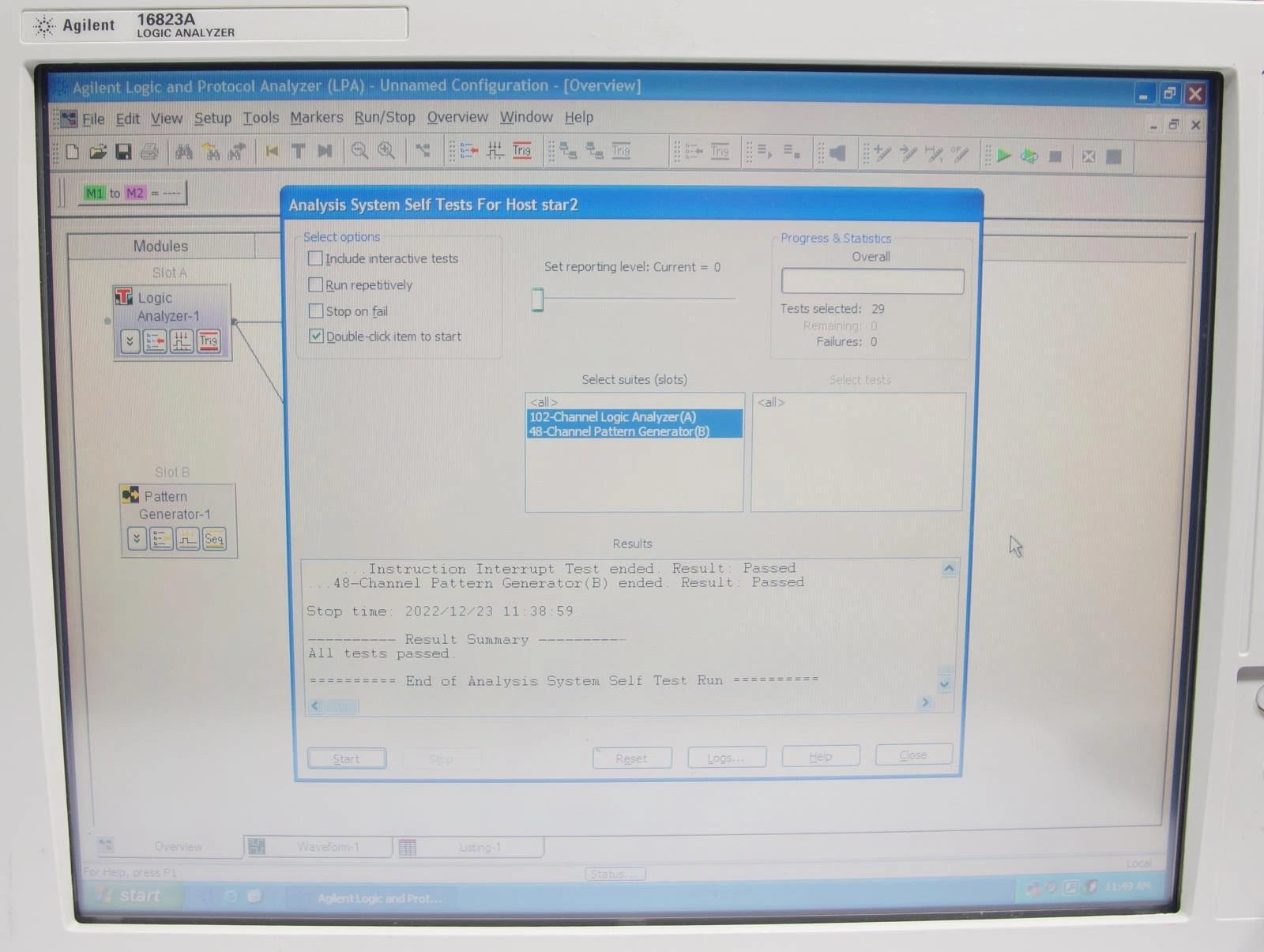 Agilent 16823A 102-Channel Portable Logic Analyzer