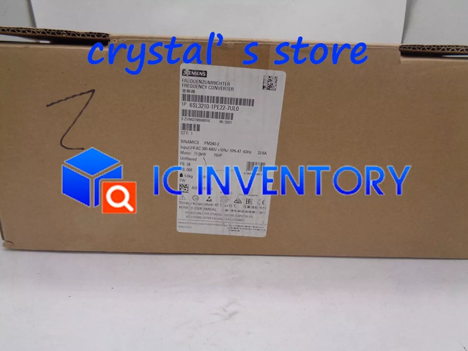 1PCS New SIEMENS 6SL3210-1PE22-7UL0 6SL32101PE227UL0 Power Module