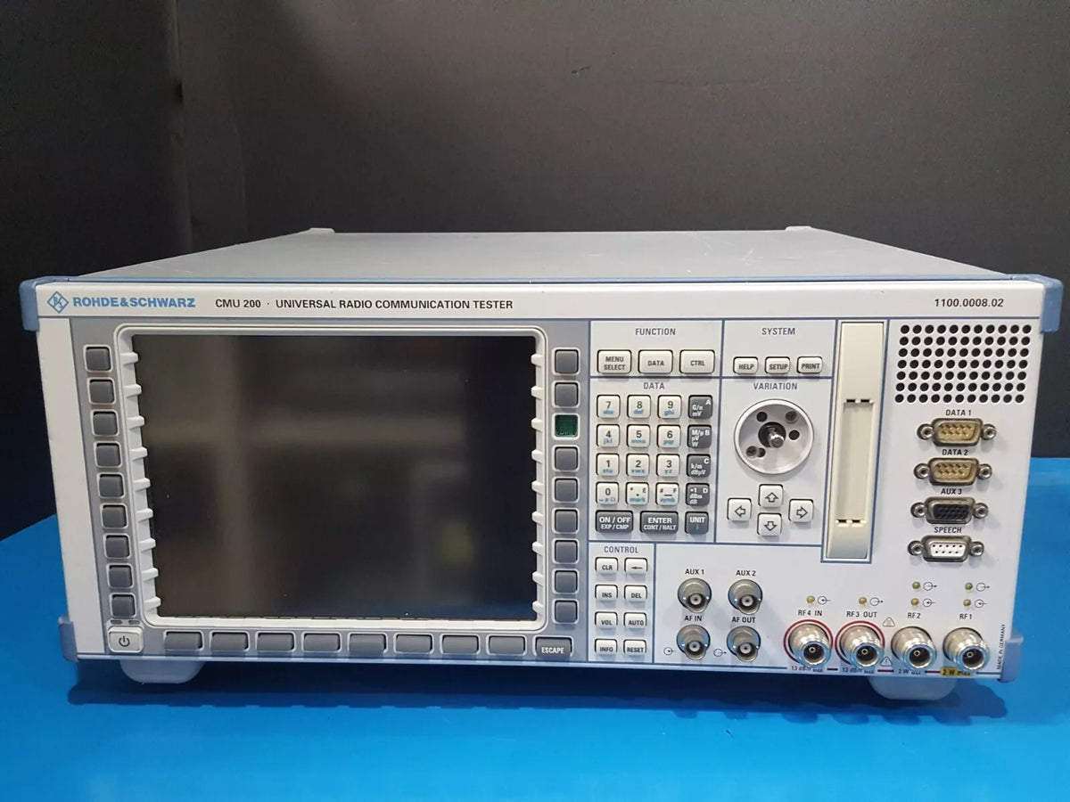 R&S CMU200: Universal Radio Communications Tester, As-is (108344)
