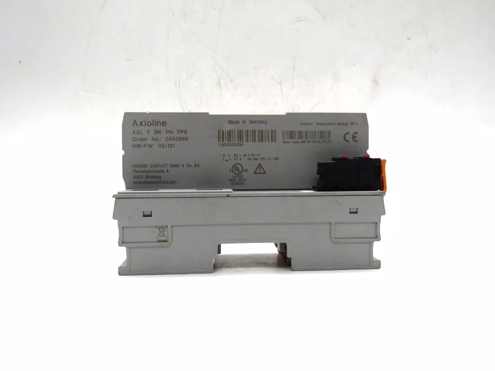 Phoenix Contact AXL F BK PN TPS 2403869 Controller Module
