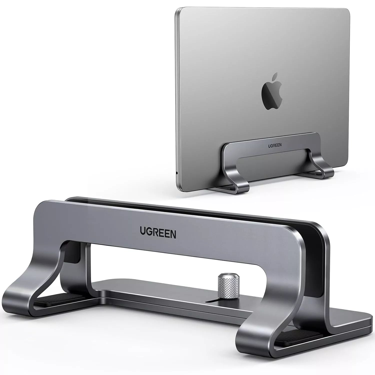 UGREEN Adjustable Vertical Laptop Stand - Aluminum Dock for MacBook Up to 15.6