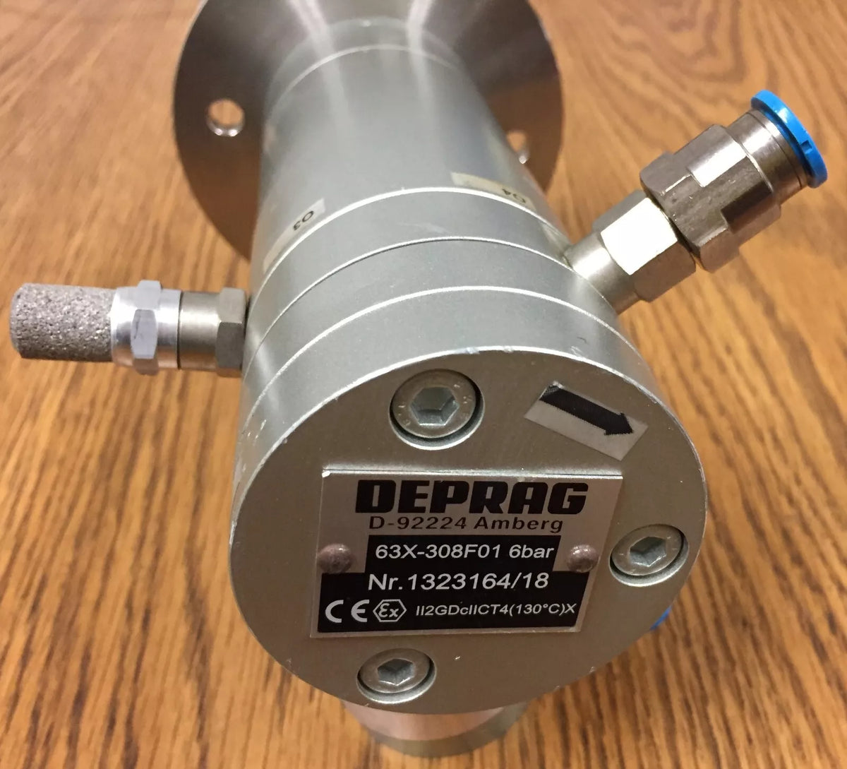 Deprag P/N: 2080011 Type 63X-308F01 Basic Line Air Motor