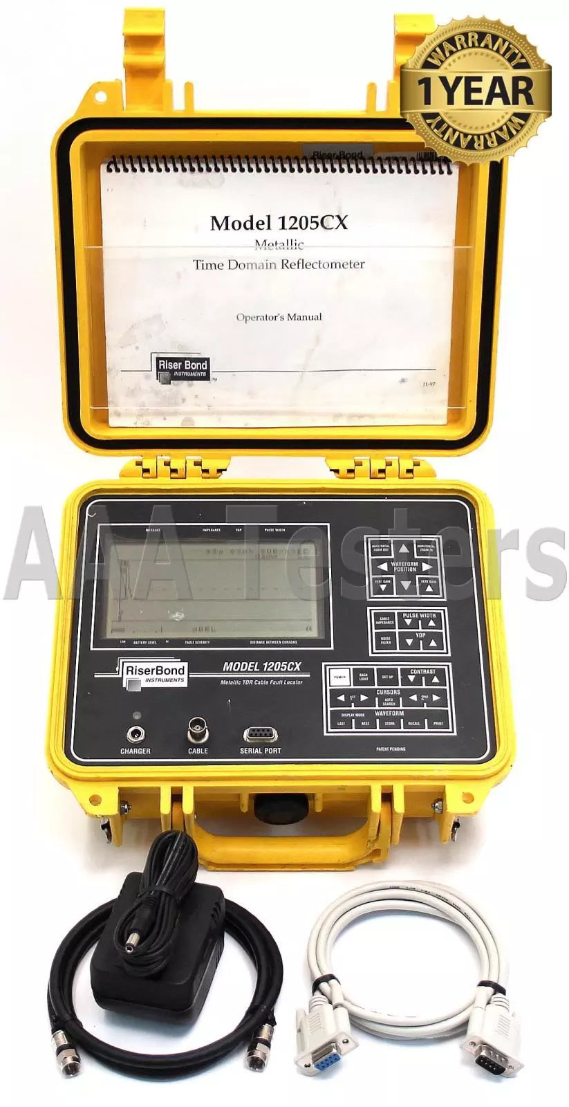 Riser Bond 1205CX Metallic TDR Cable Fault Locator Time Domain Reflectometer - XG eqpt