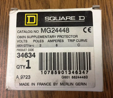 Schneider Electric Merlin Gerin MG24338 C60N Supplementary Protector