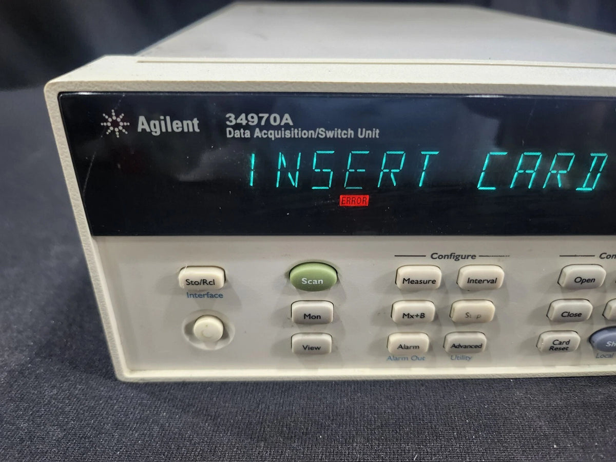 Agilent 34970A Data Acquisition/Data Logger Switch Unit AS-IS