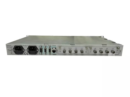 DEV Systemtechnik 1951 Universal Switch Chassis 1RU with 2 DEV 11-0005 DPST switches