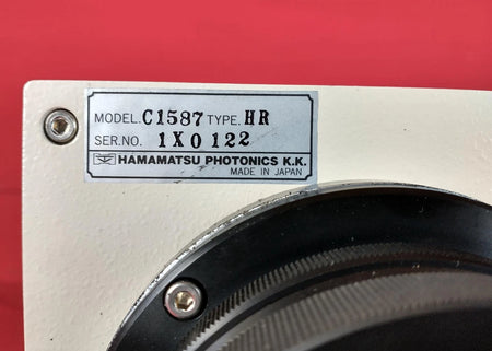 Hamamatsu C1587 1X0122 Streak Camera System - UV-VIS