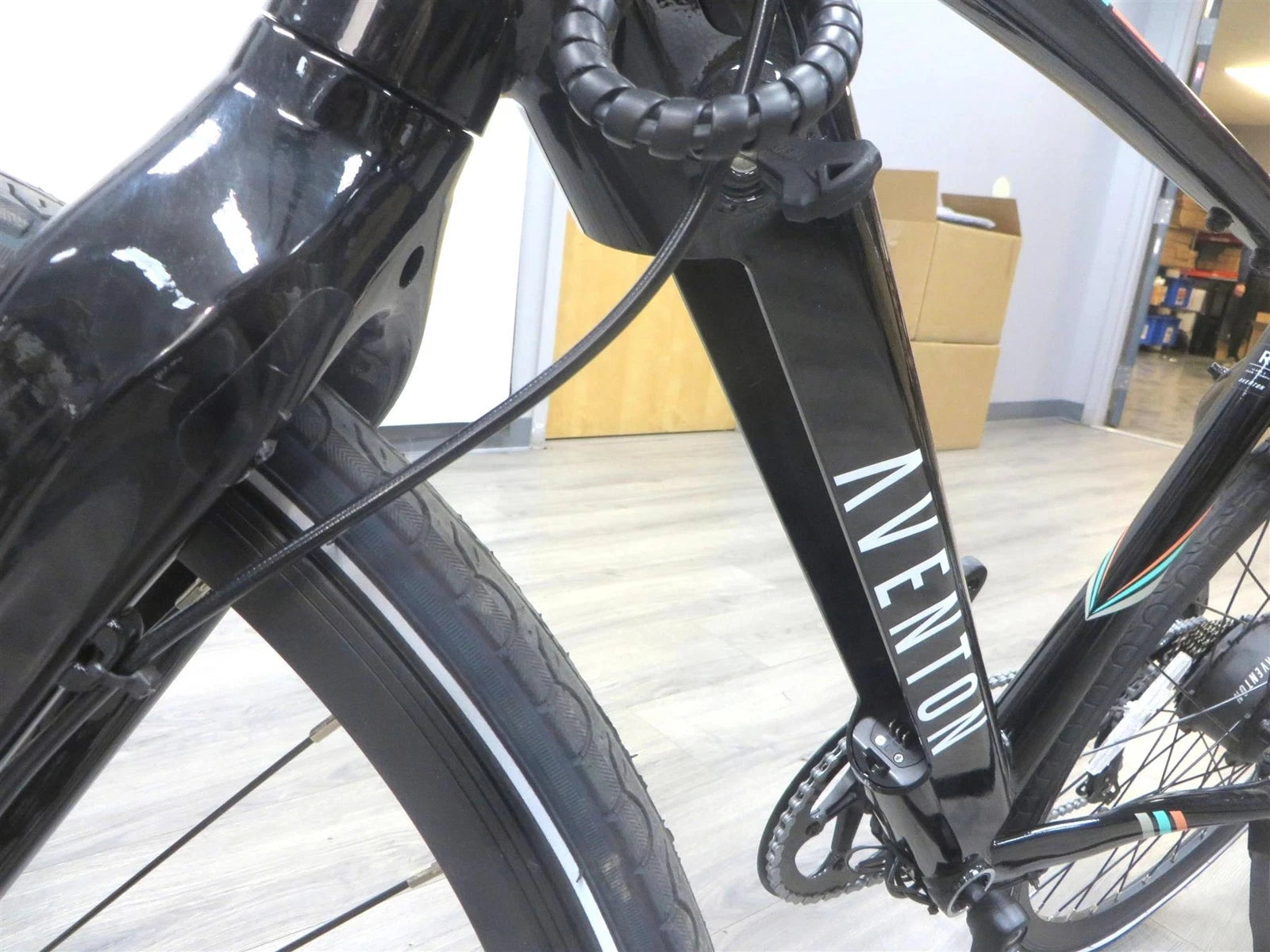 Aventon Soltera 7 Black Cruiser Electric E-Bike