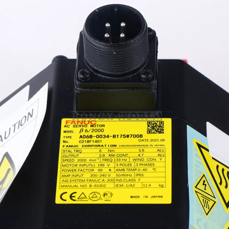 Fanuc A06B-0034-B175 #7008 Servo Mot A06B0034B175 A06B-0034-B175#7008 new - XG eqpt