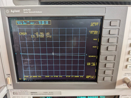 Huber & SUHNER Minibend Flex Cable! 50 GHz! Sma/3.5mm LIMIT 1 MAX! R-14" 35 Cm