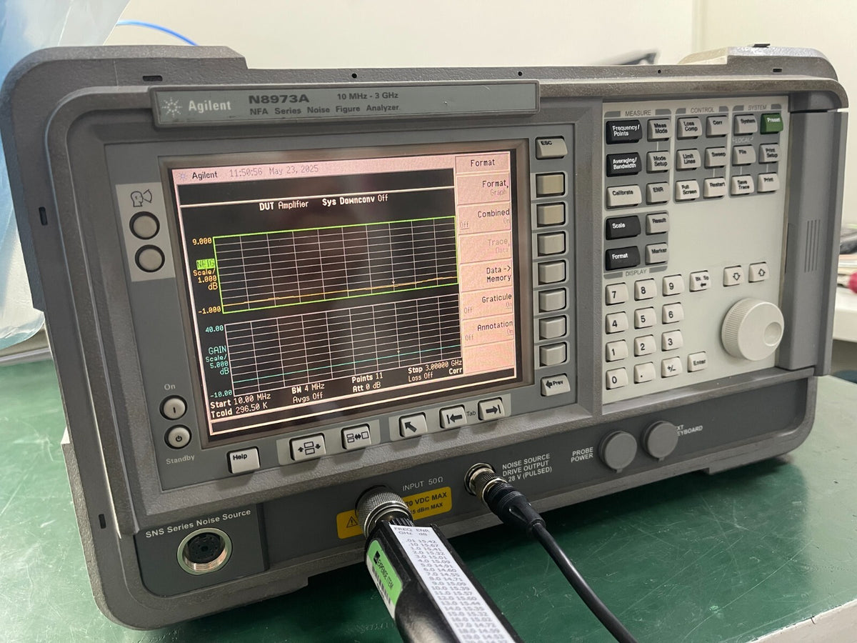 Agilent N8973A 10 MHz - 3 GHz Noise Figure Analyzer _ 1721
