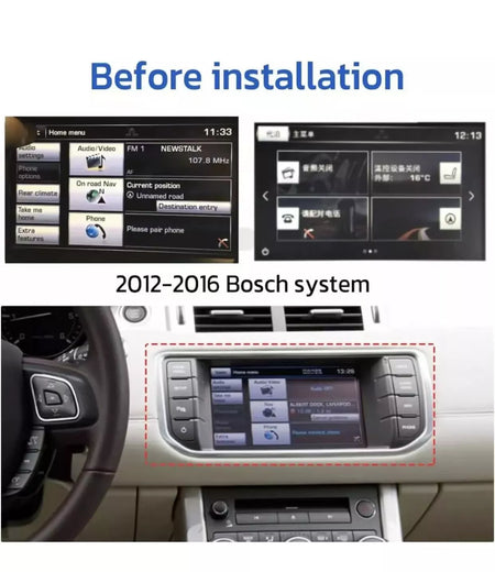 Android Car Radio GPS CarPlay for Range Rover Evoque L551 L538 2011-2019 12.3 Screen